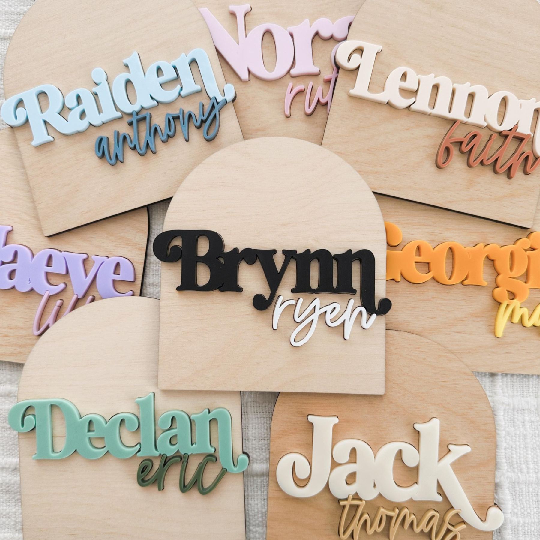Personalized Baby Name Announcement Sign | CWBaby406