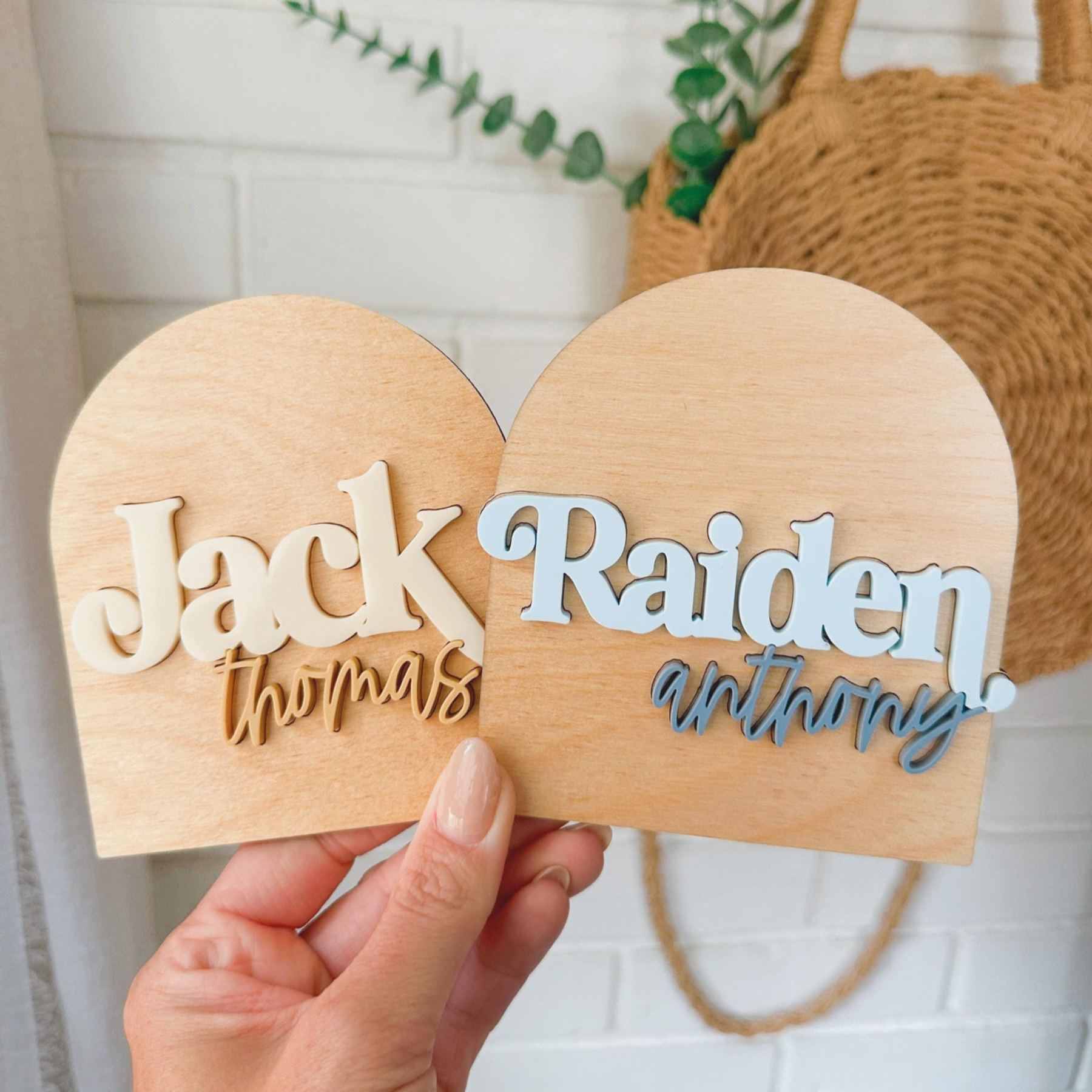 Personalized Baby Name Announcement Sign | CWBaby406
