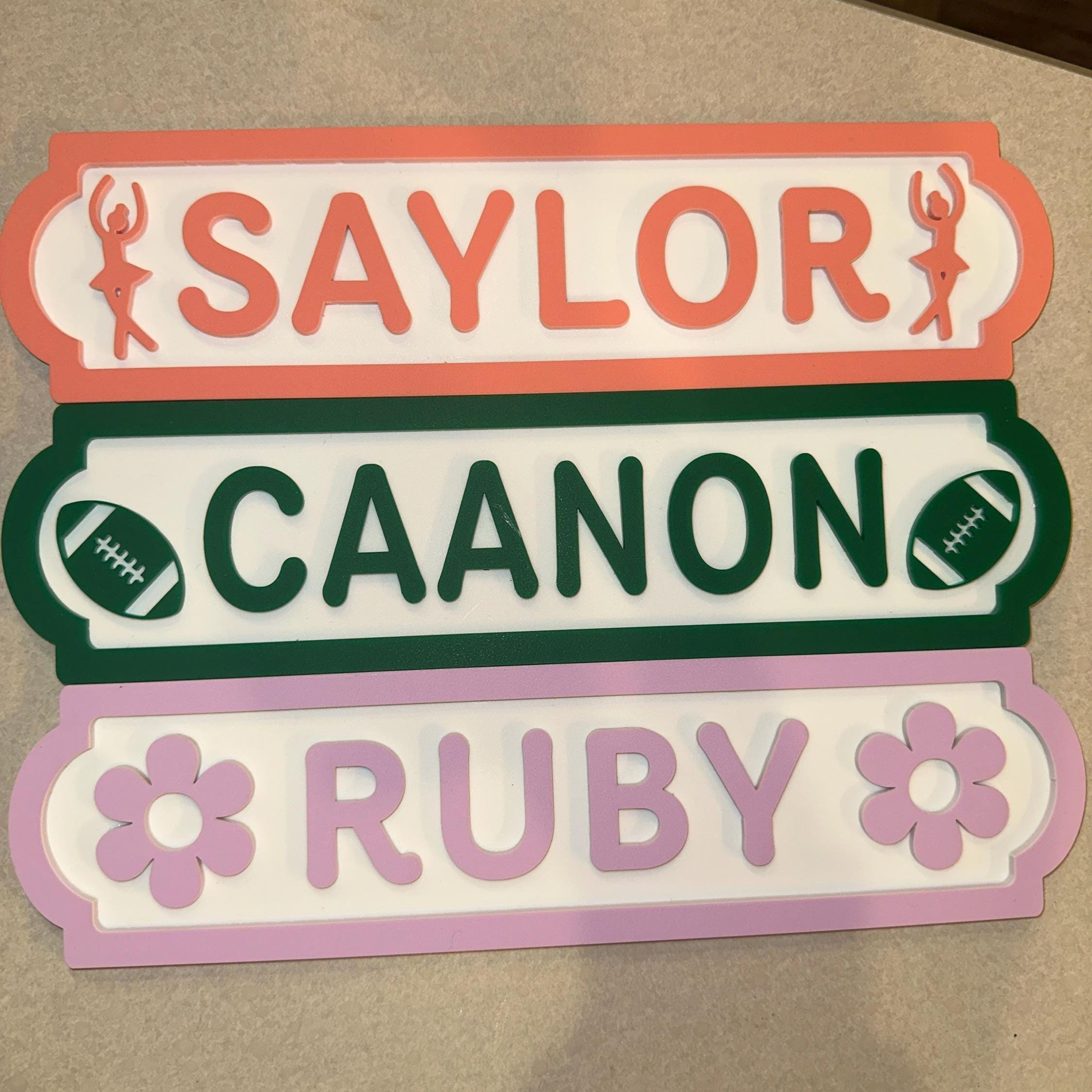 Personalized Kid's Bedroom Decoration Door Sign | CWBaby438