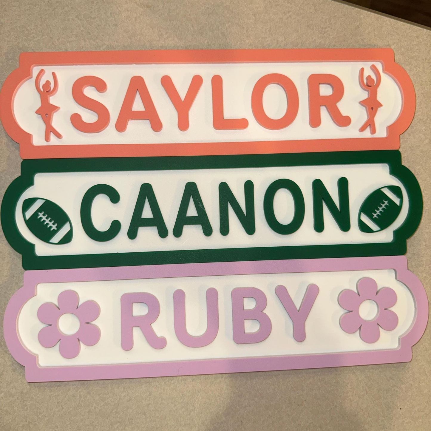 Personalized Kid's Bedroom Decoration Door Sign | CWBaby438