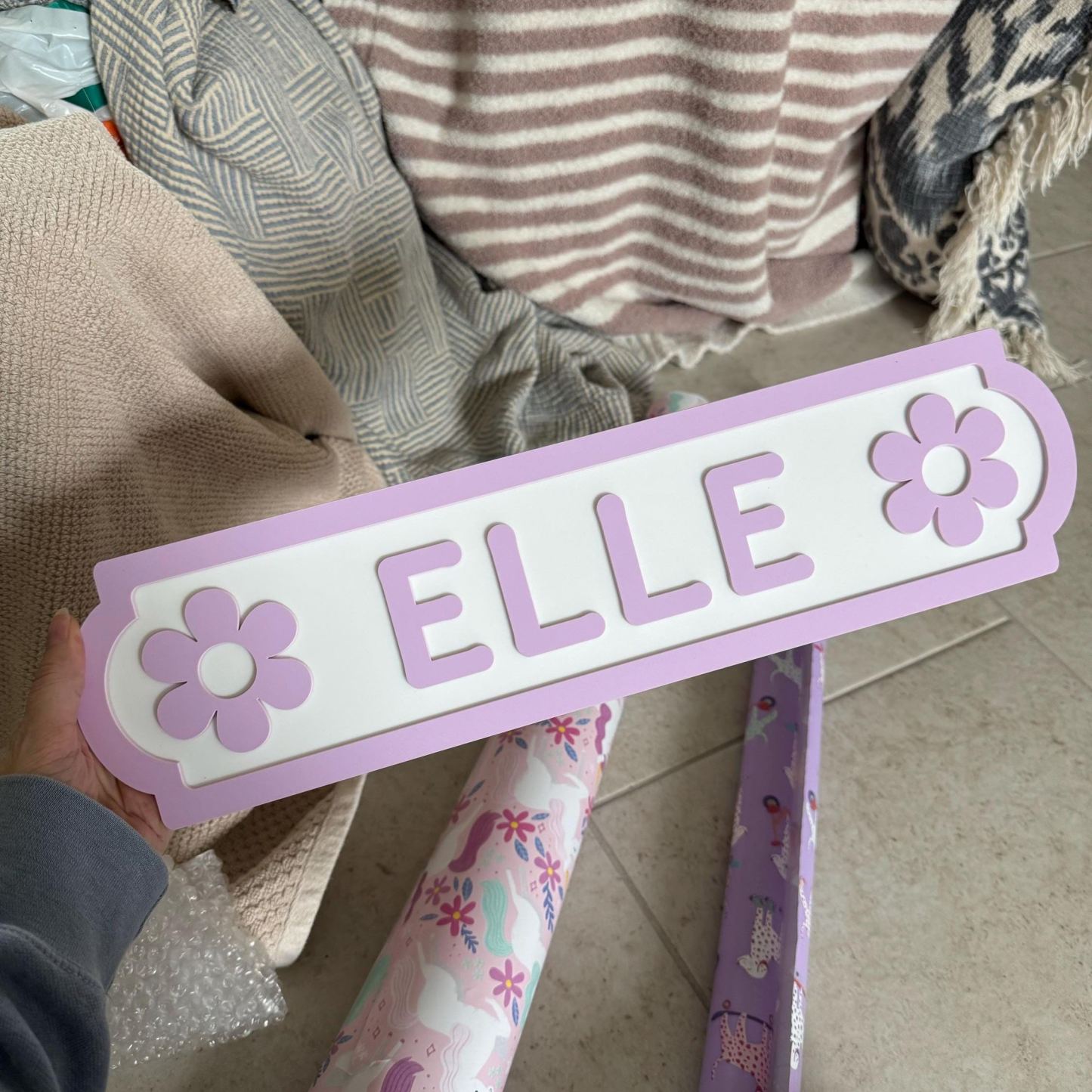 Personalized Kid's Bedroom Decoration Door Sign | CWBaby438