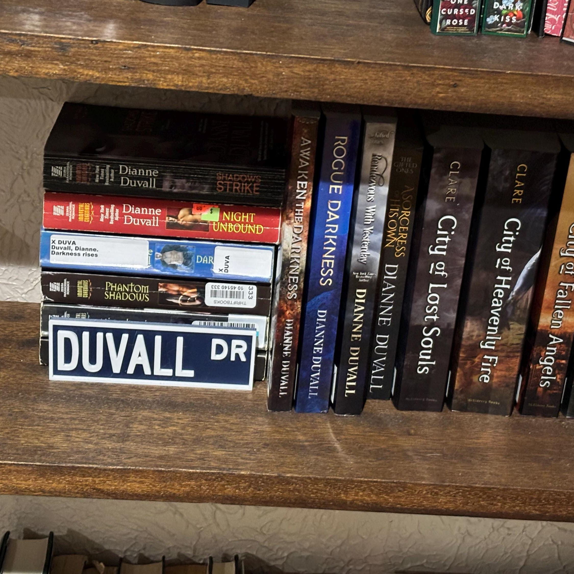 Personalized 3D Printed Bookshelf Library Street Sign | CWGift34