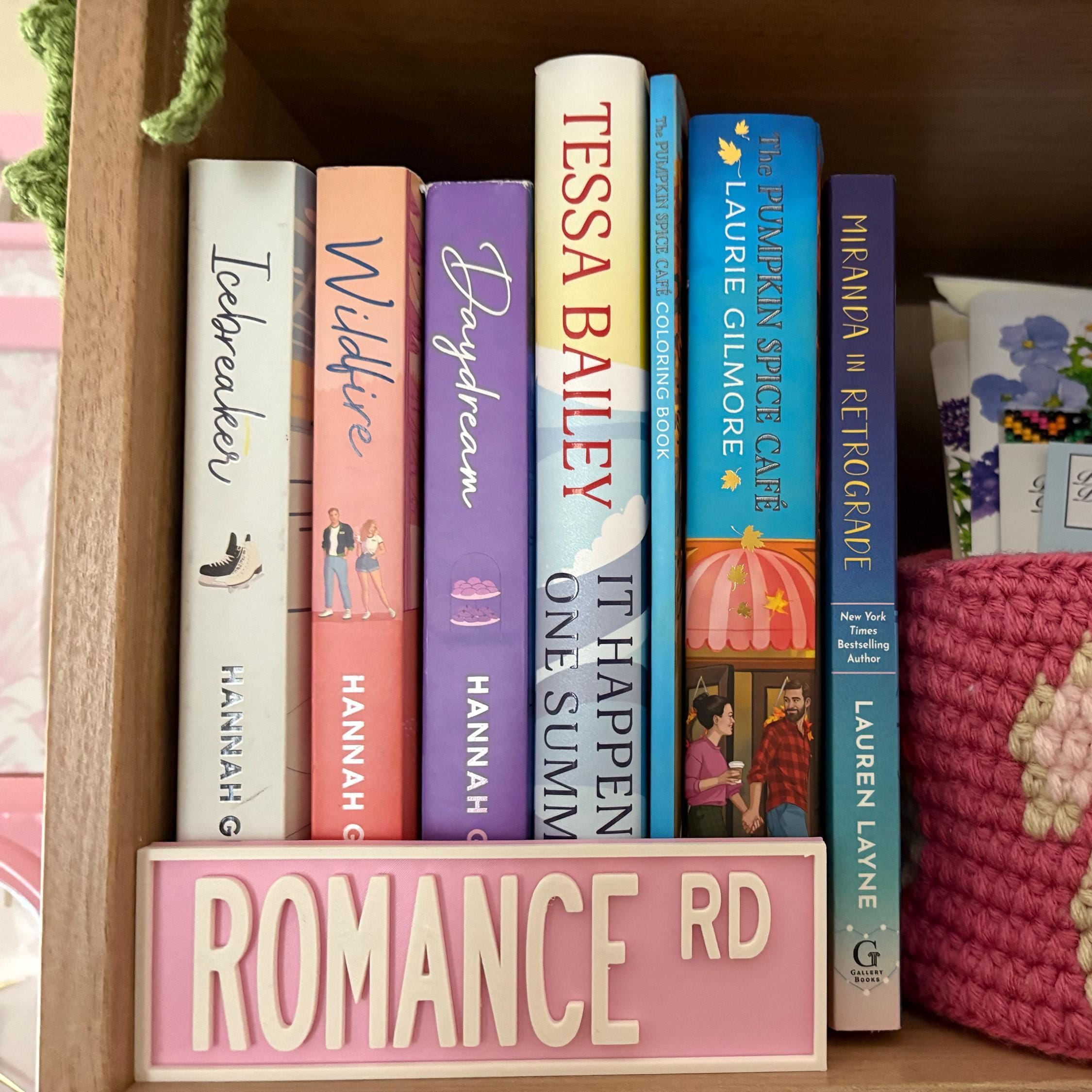 Personalized 3D Printed Bookshelf Library Street Sign | CWGift34