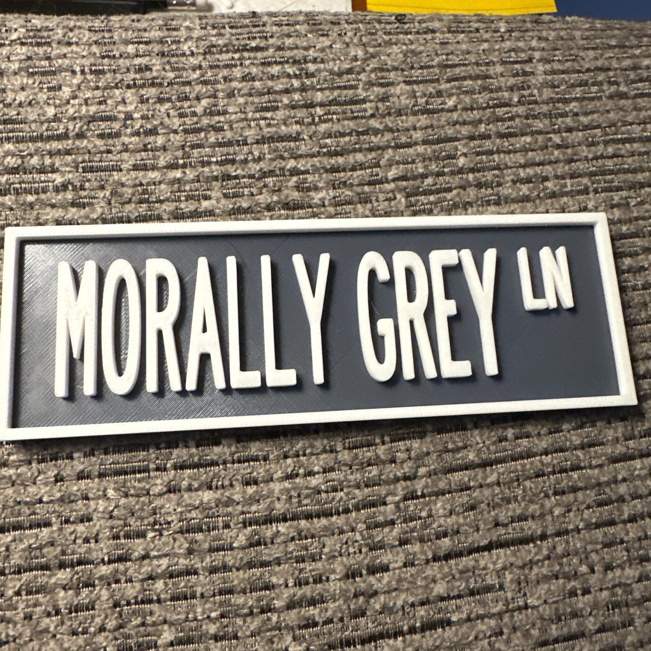 Personalized 3D Printed Bookshelf Library Street Sign | CWGift34