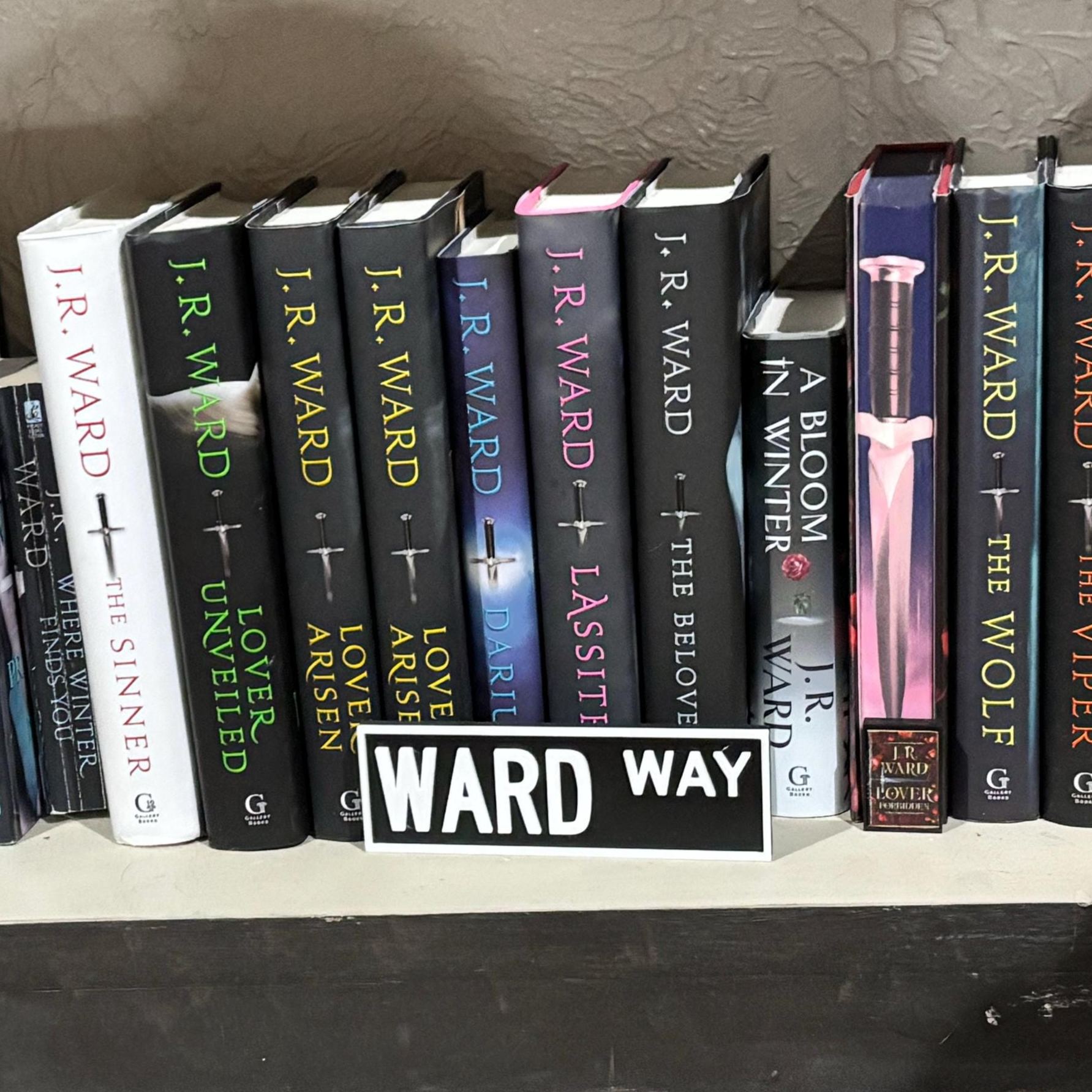 Personalized 3D Printed Bookshelf Library Street Sign | CWGift34