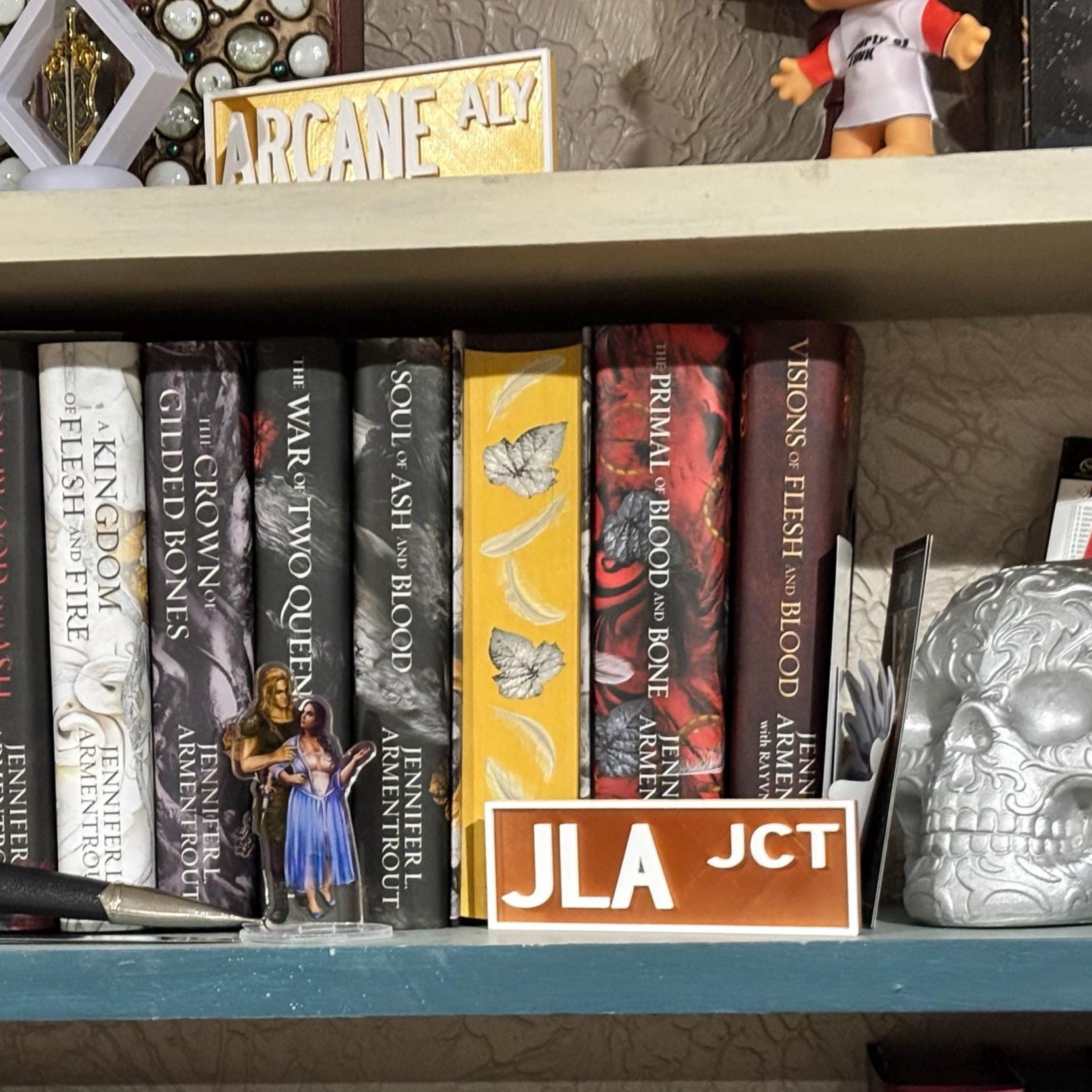 Personalized 3D Printed Bookshelf Library Street Sign | CWGift34