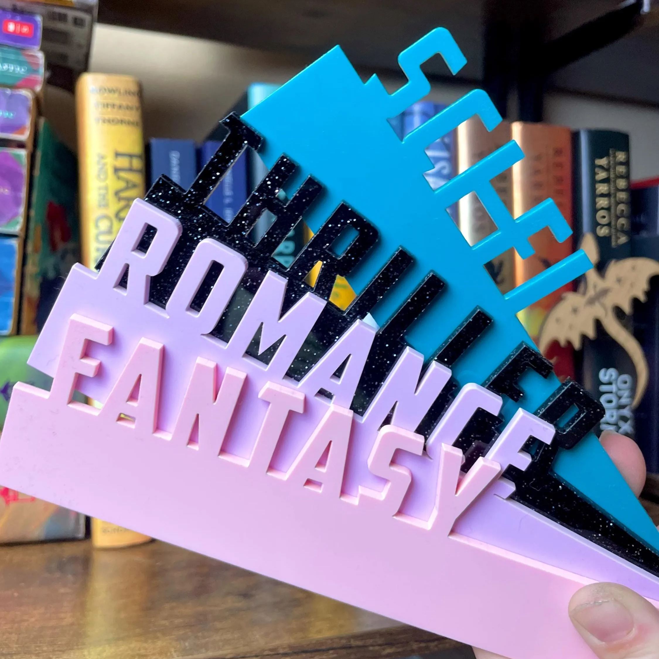 Personalized 3D Printed Book Genre Wall Decor Sign | CWGift35