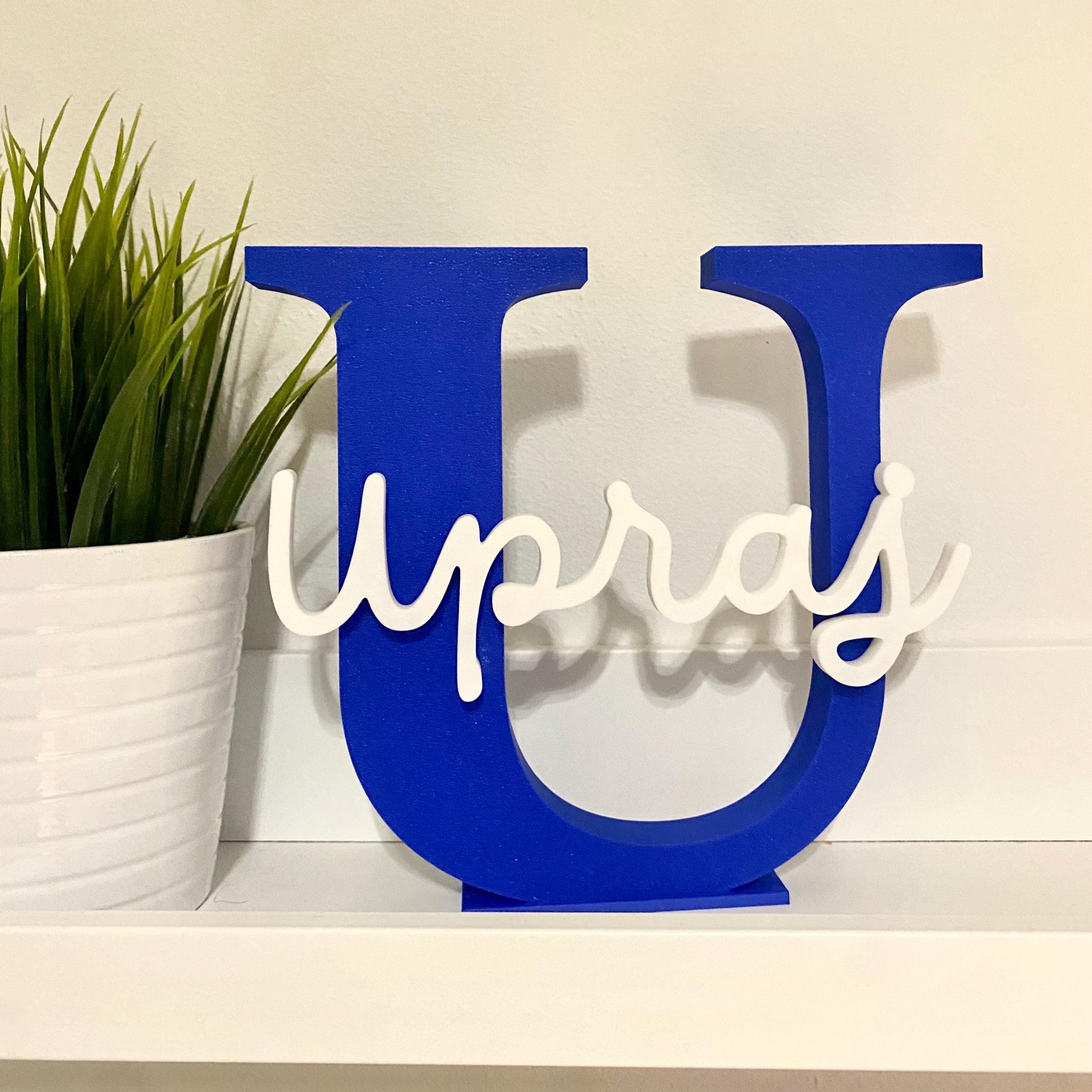 Personalized 3D Block Monogram Letters Decoration | CWGift33