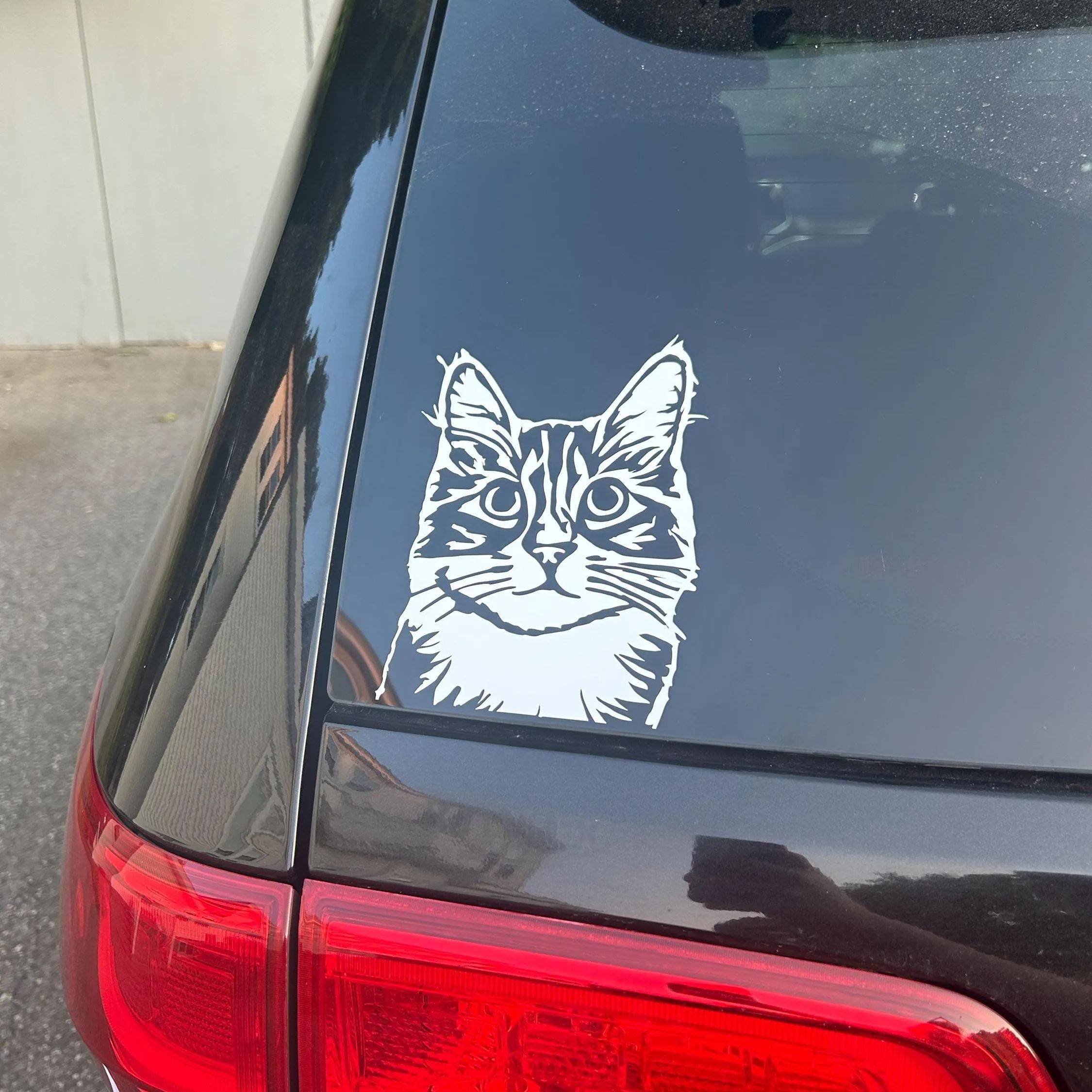Personalized Adorable Pet Portrait Vinyl Decal | BKPet422