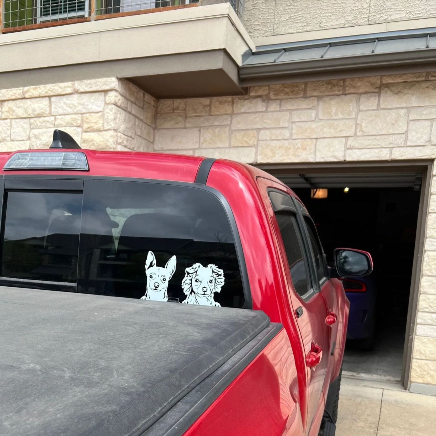 Personalized Adorable Pet Portrait Vinyl Decal | BKPet422