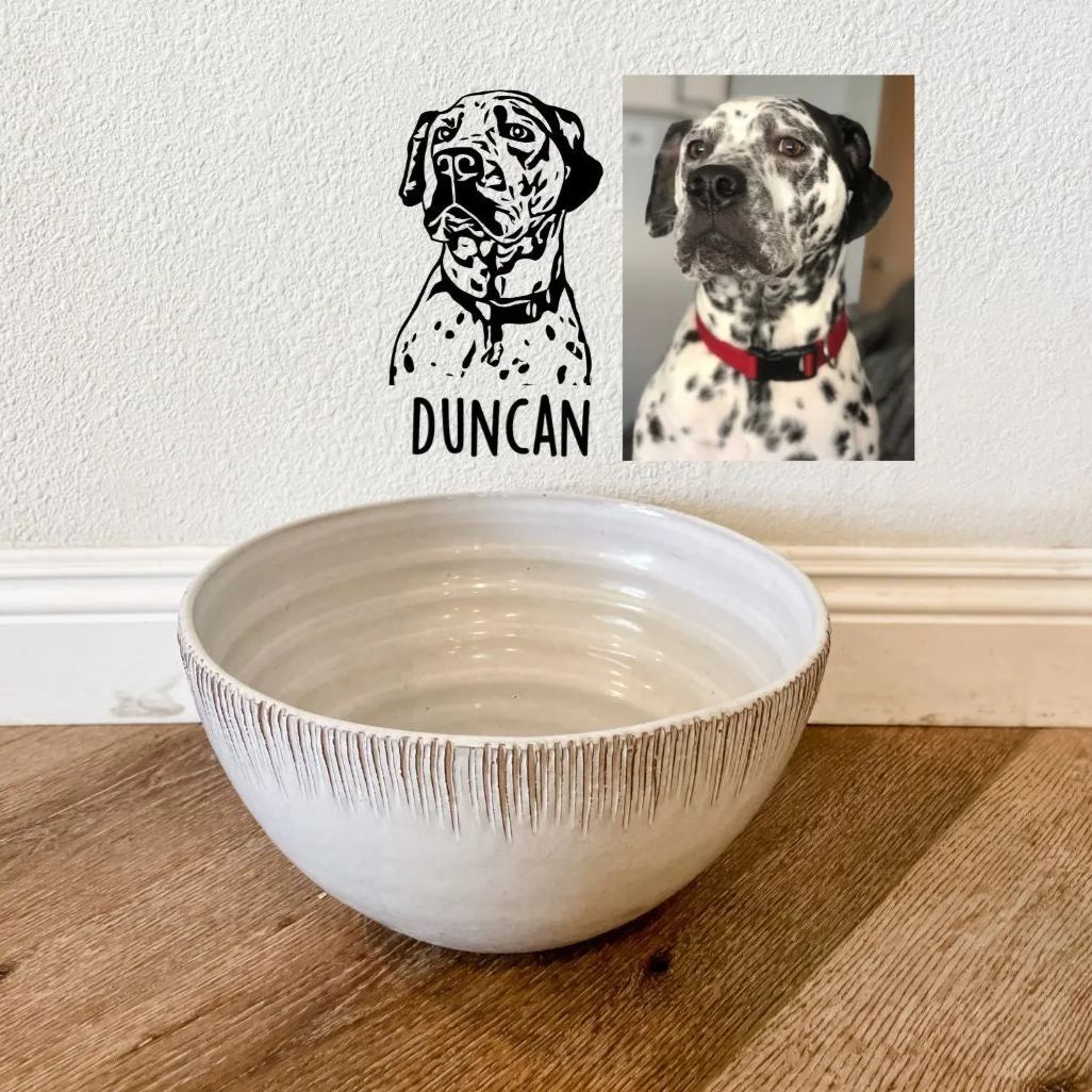 Personalized Adorable Pet Portrait Vinyl Decal | BKPet422