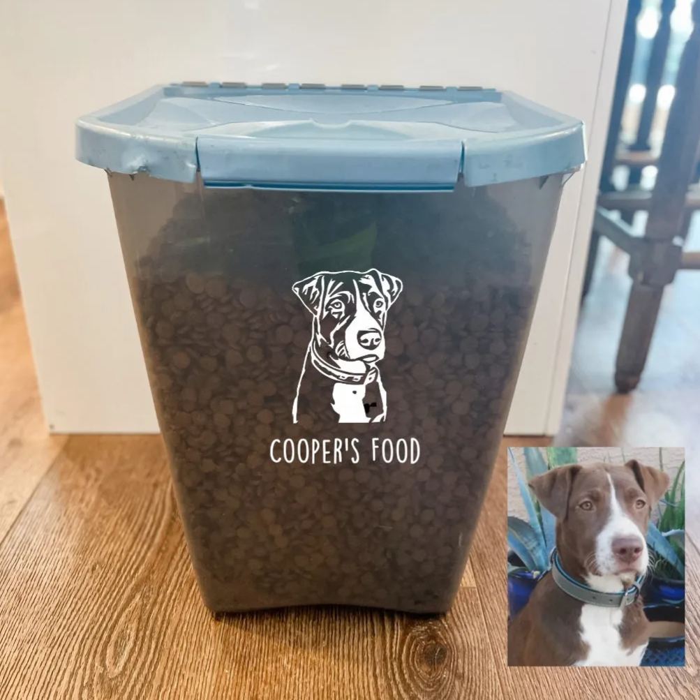 Personalized Adorable Pet Portrait Vinyl Decal | BKPet422