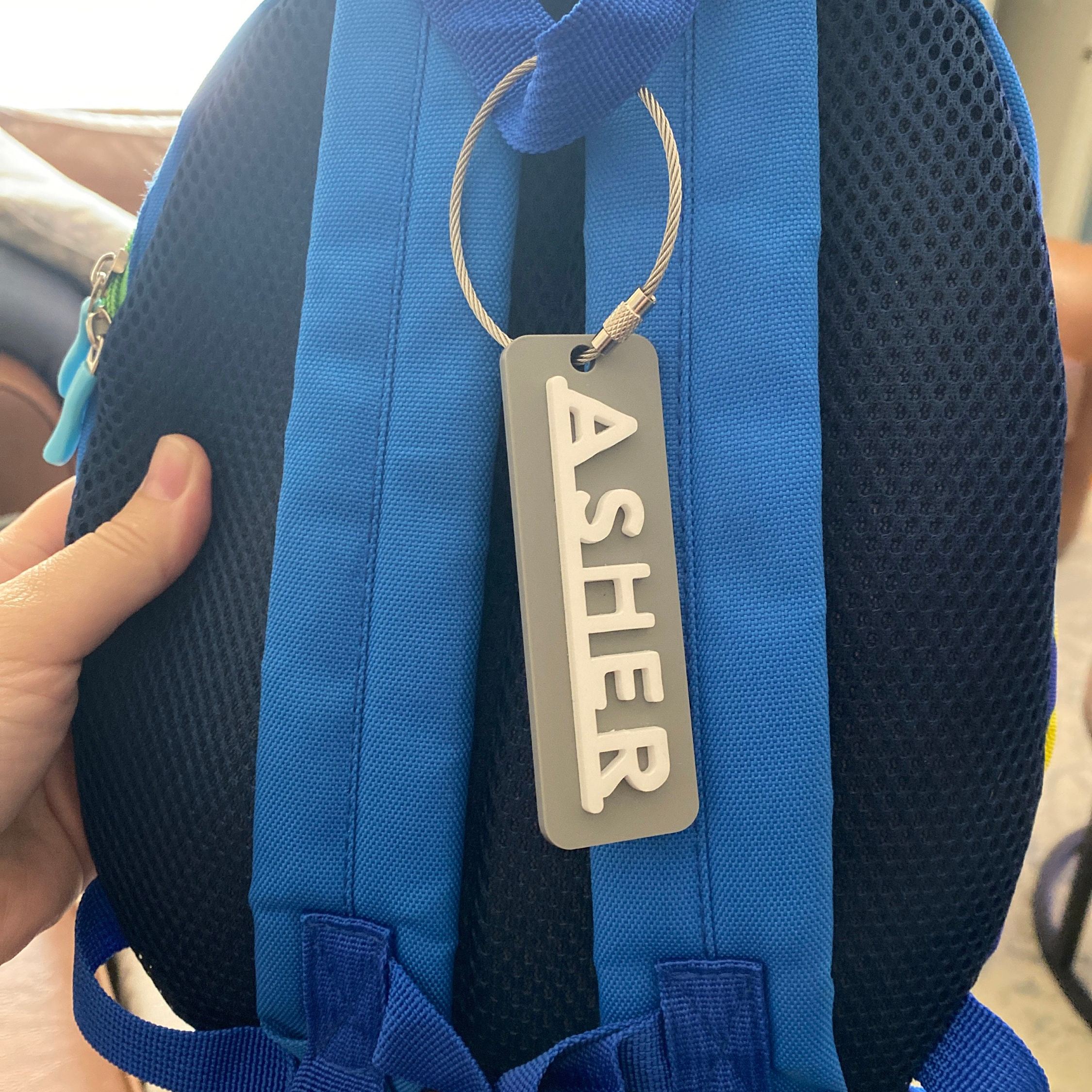 Personalized 3D Kid's Backpack Lunch Box Luggage Tags | CWGift38