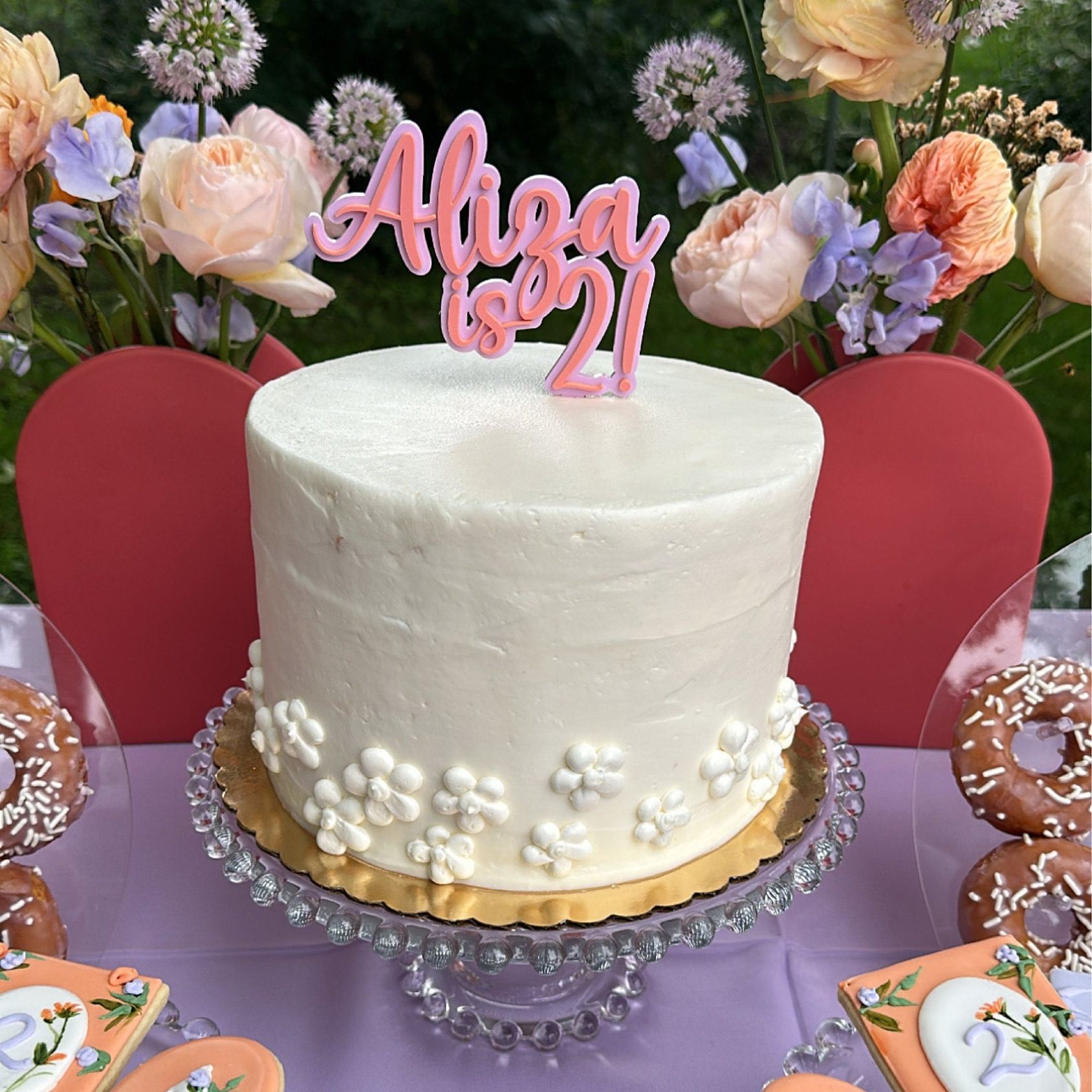 Personalized Birthday Cake Decorations Topper | CWGift39