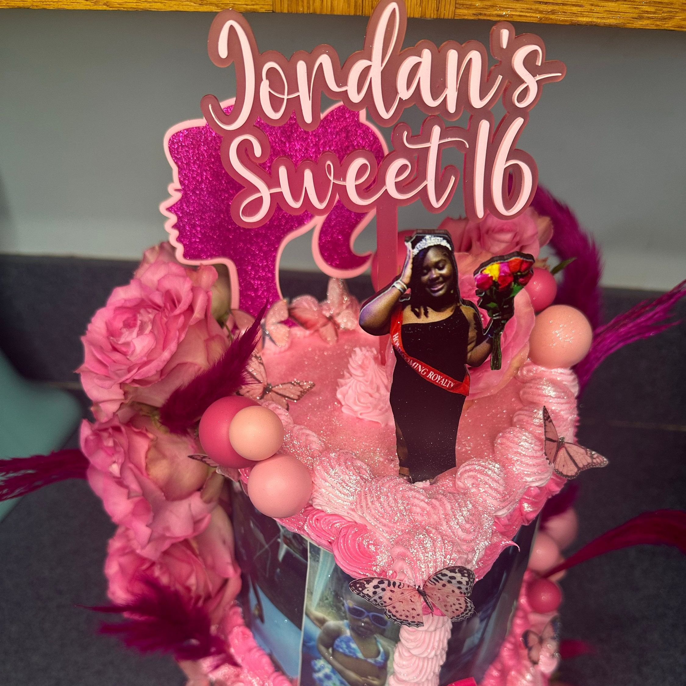 Personalized Birthday Cake Decorations Topper | CWGift39