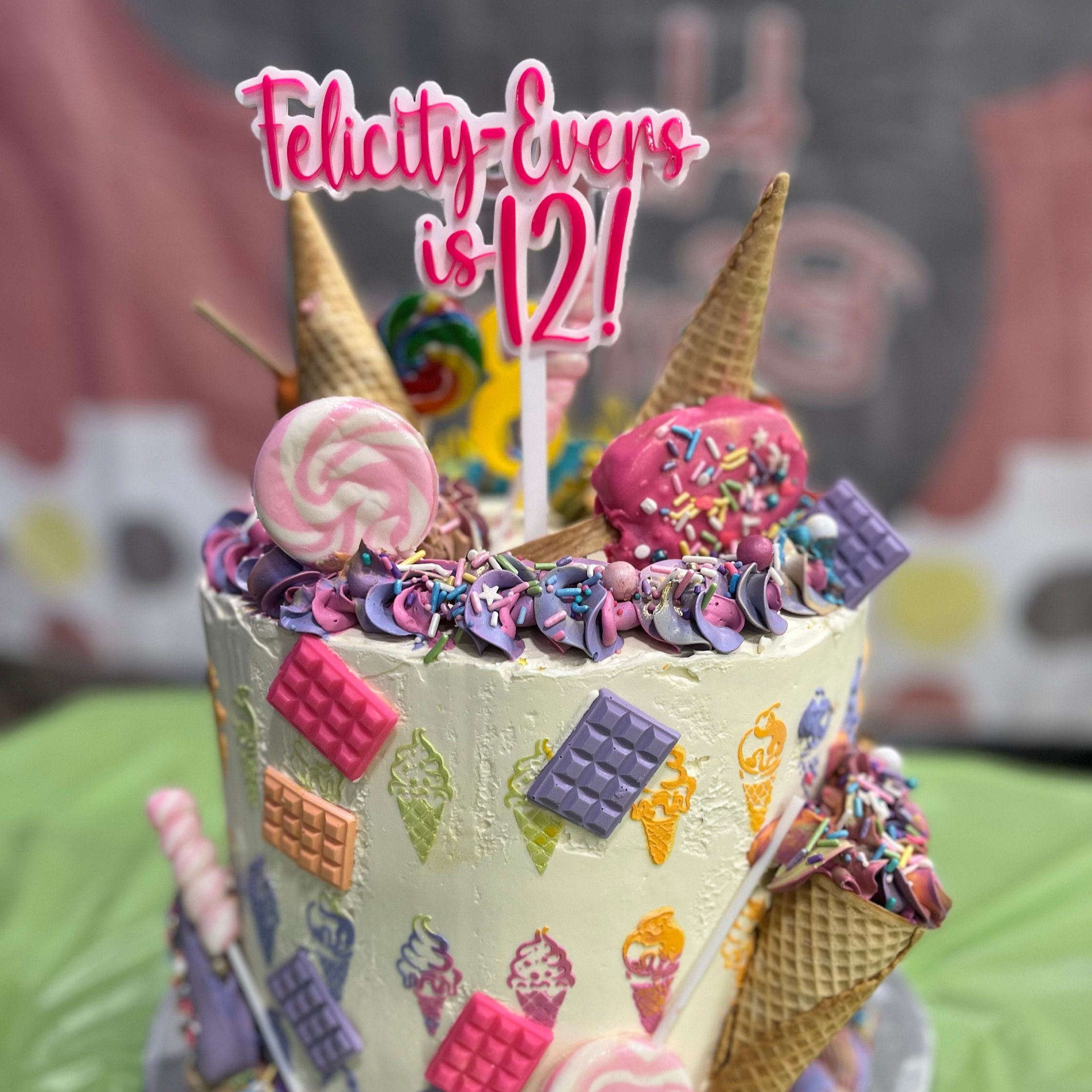 Personalized Birthday Cake Decorations Topper | CWGift39