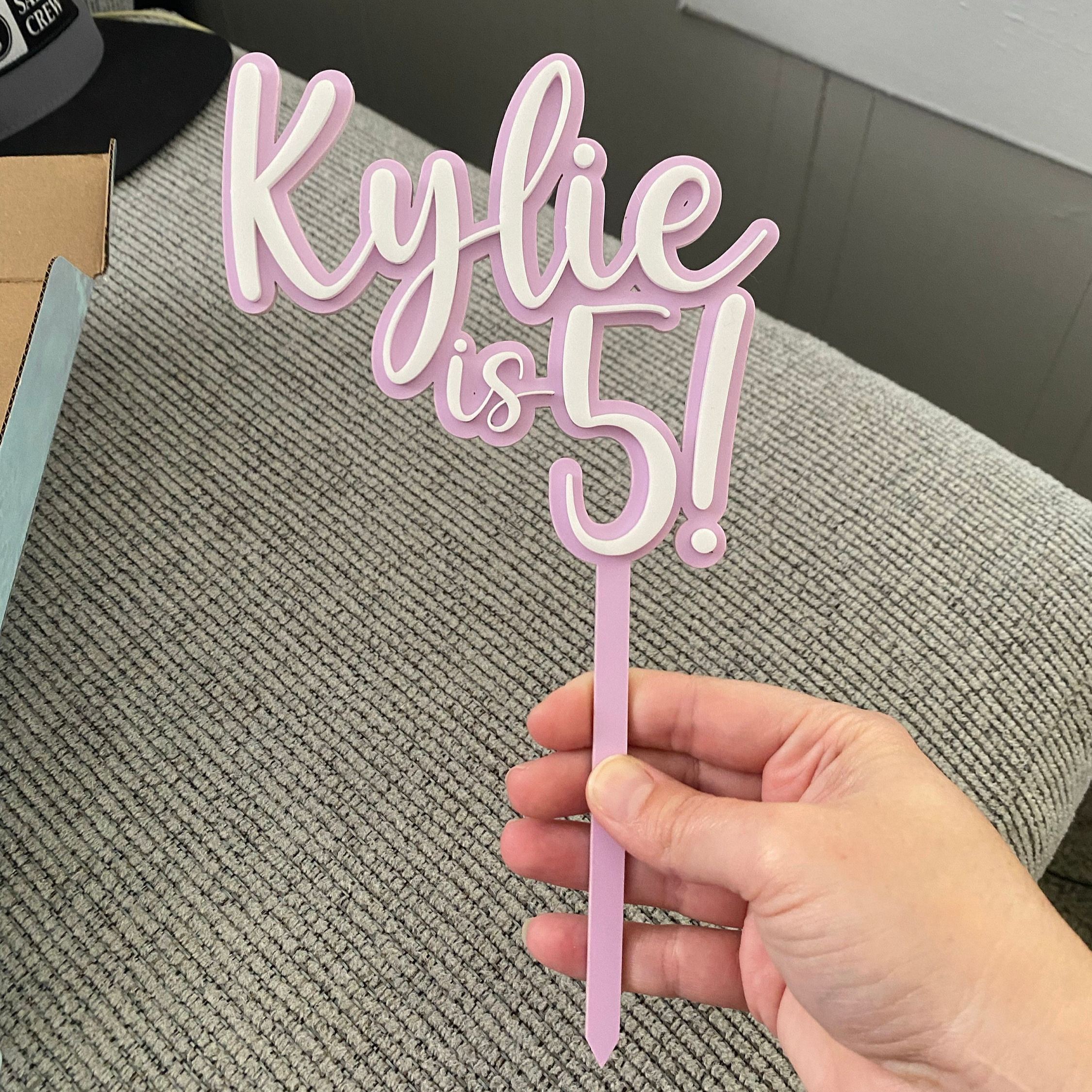 Personalized Birthday Cake Decorations Topper | CWGift39