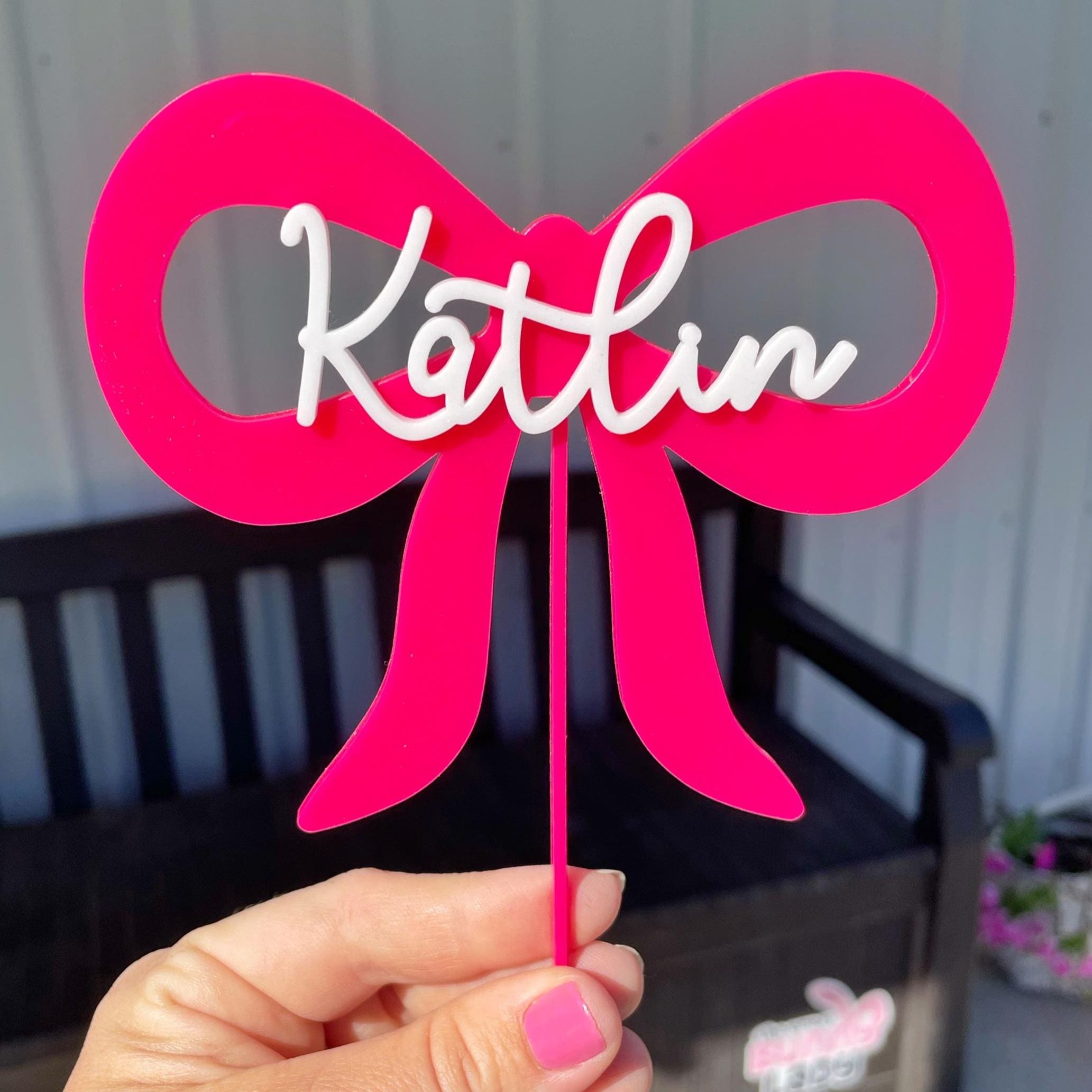 Personalized Birthday Cake Decorations Topper | CWGift40