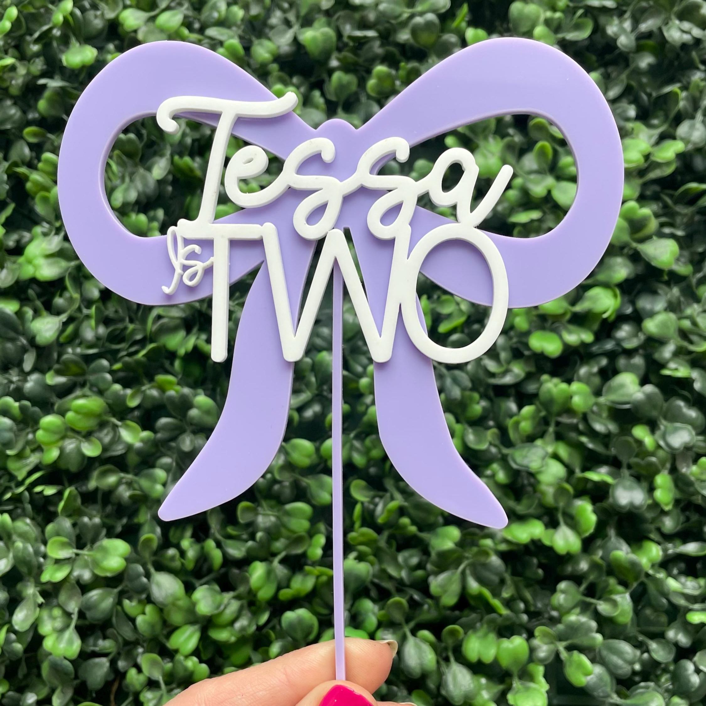 Personalized Birthday Cake Decorations Topper | CWGift40