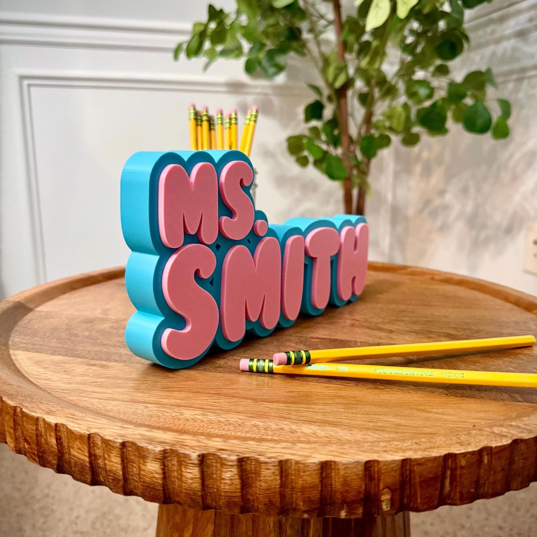 Personalized Back to School Teacher Desk Nameplate| CWGift41