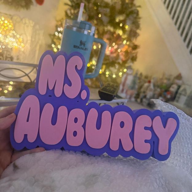 Personalized Back to School Teacher Desk Nameplate| CWGift41