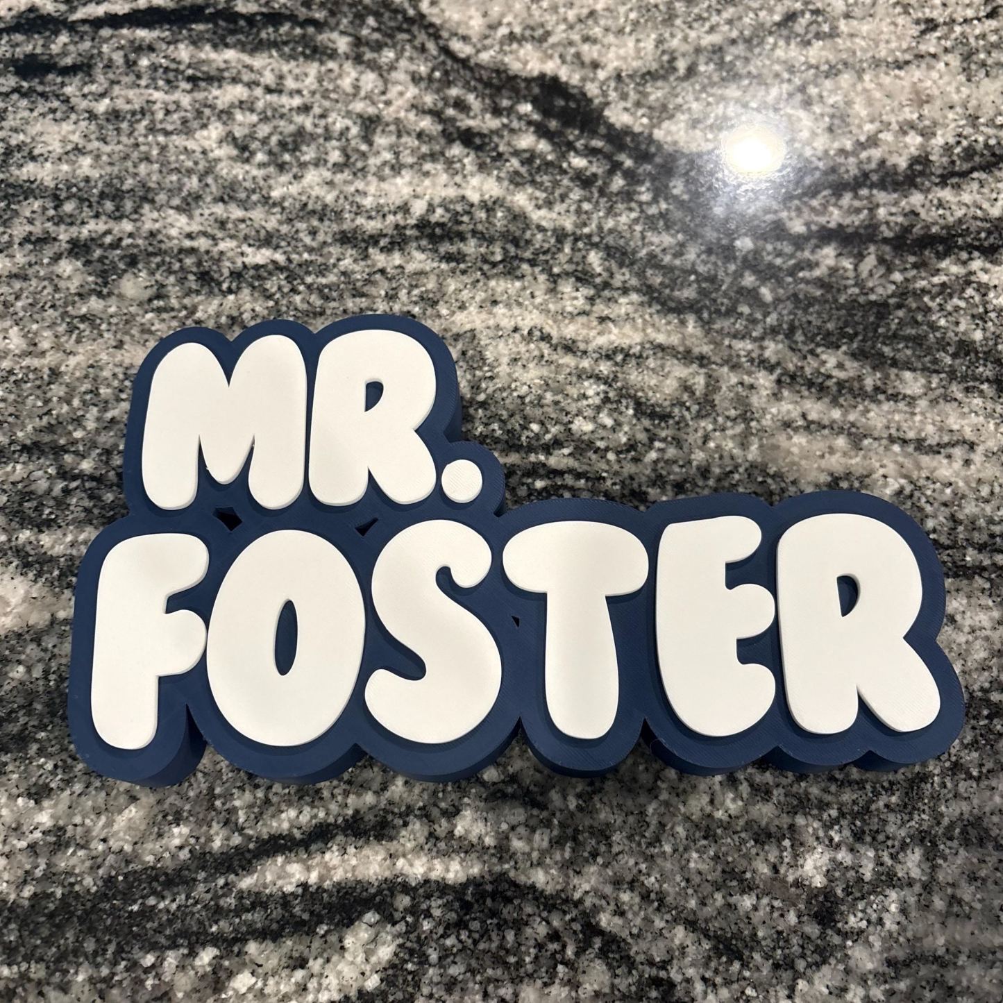 Personalized Back to School Teacher Desk Nameplate| CWGift41