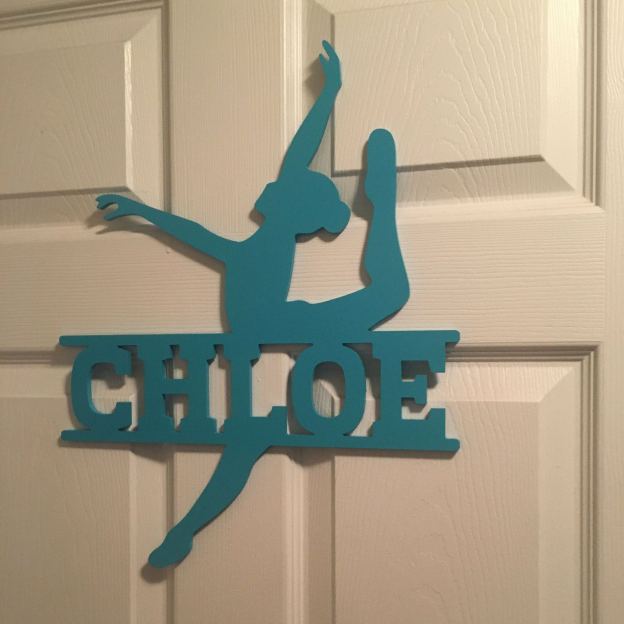 Personalized Dance Kid's Bedroom Door Sign | CWBaby445