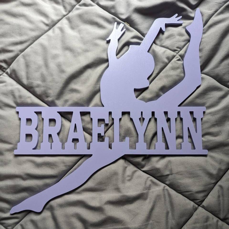 Personalized Dance Kid's Bedroom Door Sign | CWBaby445