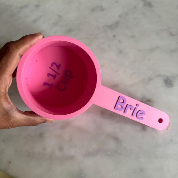 Personalized 3D Printed Pet Measuring Food Scoop Cup | BKPet436