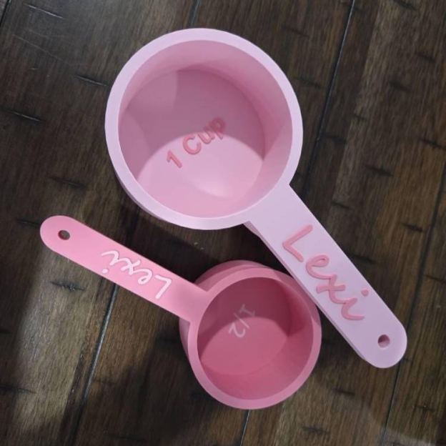 Personalized 3D Printed Pet Measuring Food Scoop Cup | BKPet436