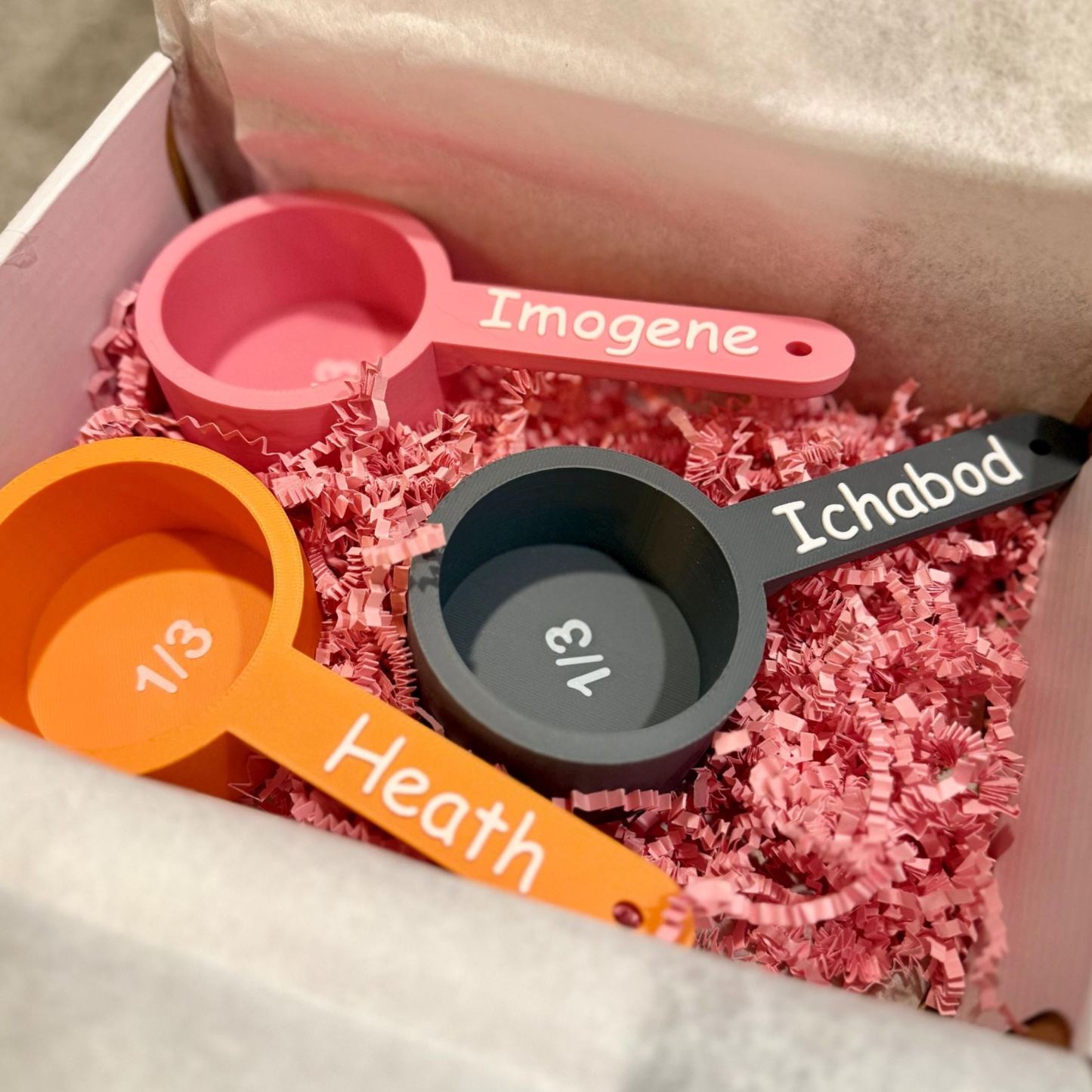 Personalized 3D Printed Pet Measuring Food Scoop Cup | BKPet436