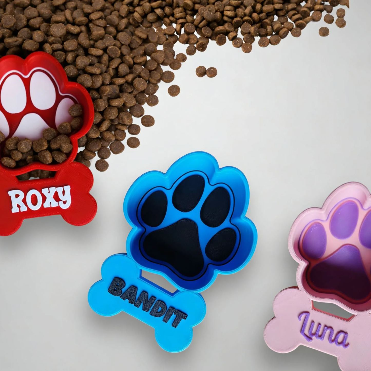 Personalized 3D Printed Pet Measuring Food Scoop Cup | BKPet438