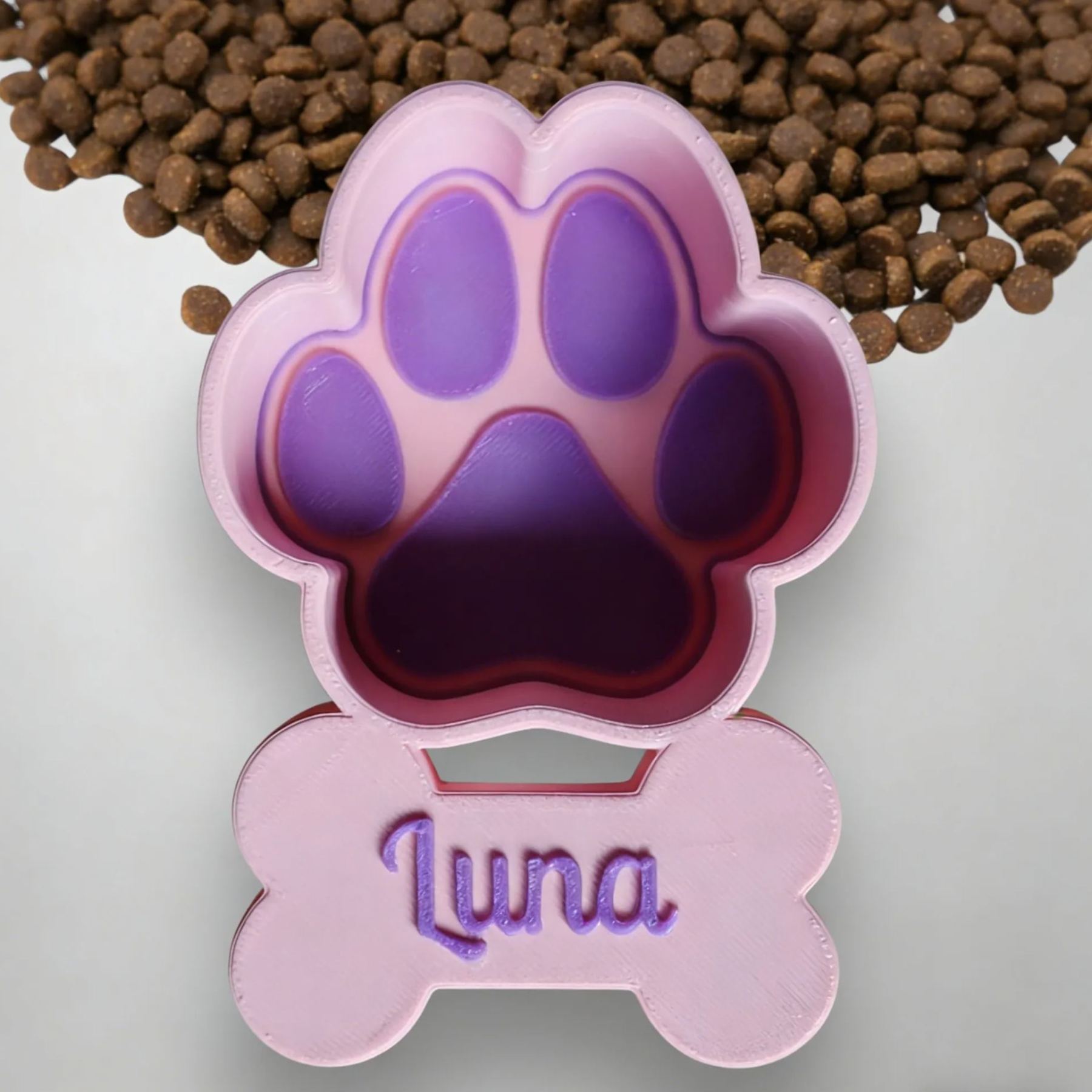 Personalized 3D Printed Pet Measuring Food Scoop Cup | BKPet438