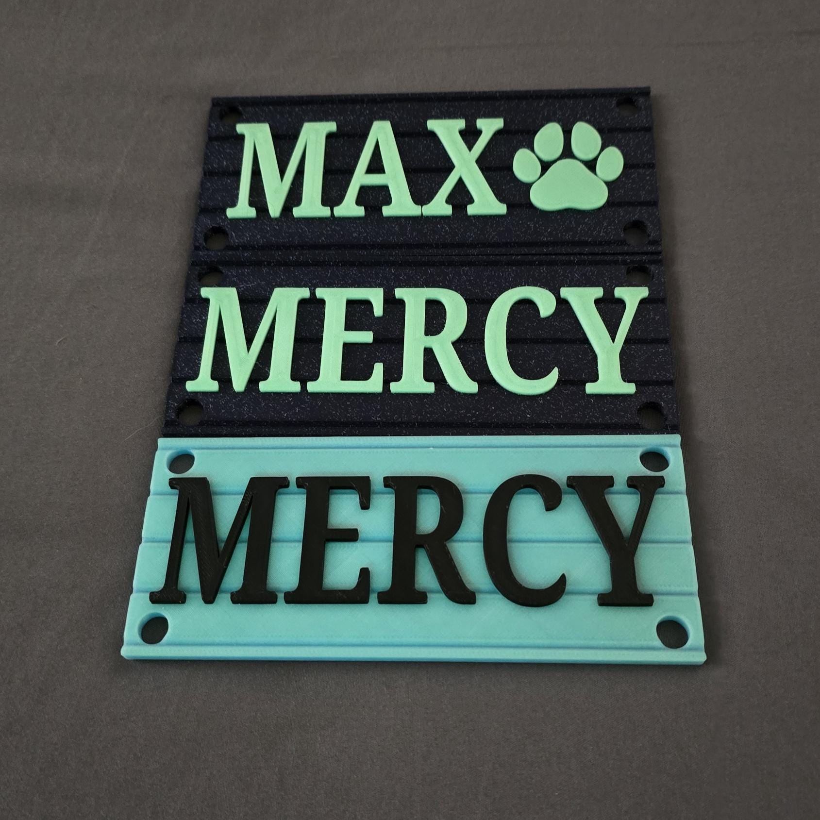 Personalized Pet Tag Animal Crate Name Plate | BKPet439