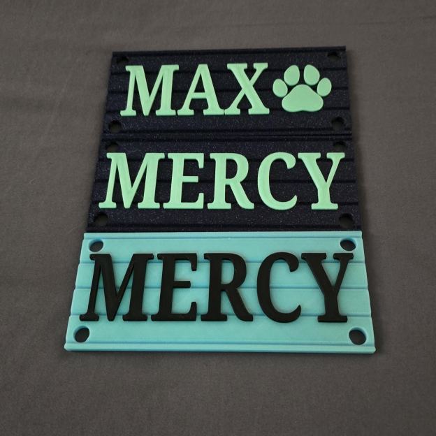 Personalized Pet Tag Animal Crate Name Plate | BKPet439