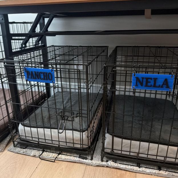 Personalized Pet Tag Animal Crate Name Plate | BKPet439