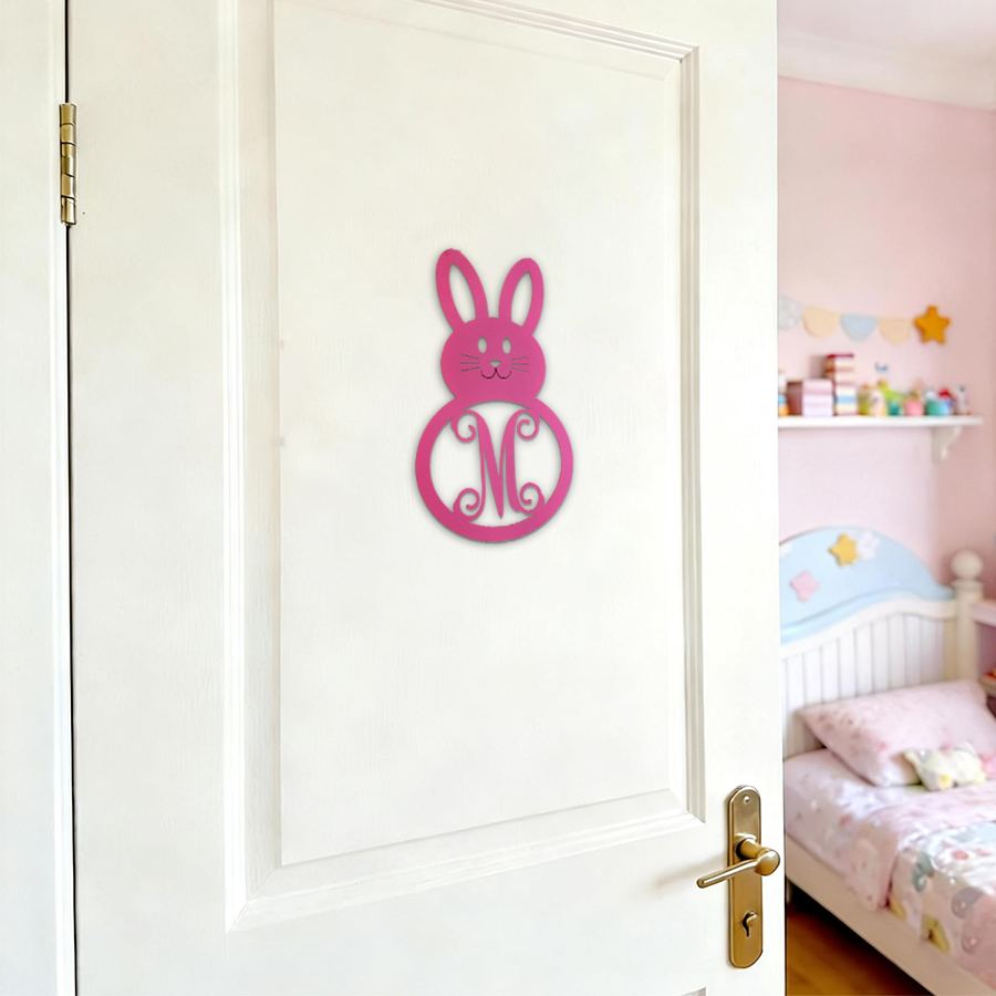 Personalized Bunny Kid's Bedroom Door Sign | CWBaby447