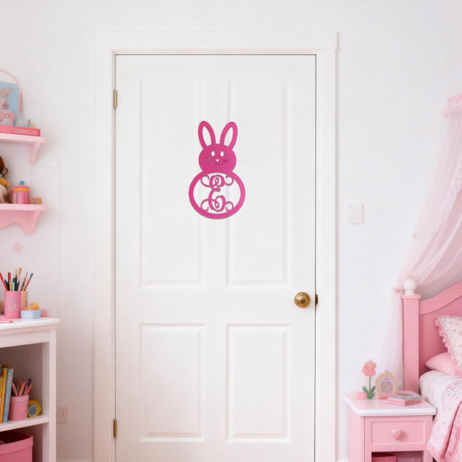 Personalized Bunny Kid's Bedroom Door Sign | CWBaby447