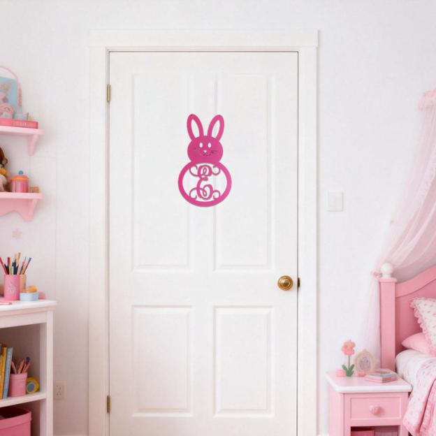 Personalized Bunny Kid's Bedroom Door Sign | CWBaby447