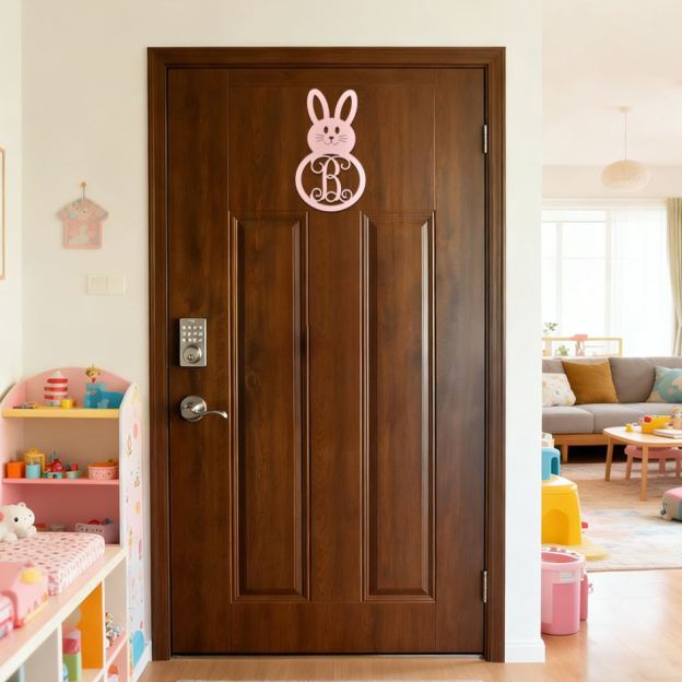 Personalized Bunny Kid's Bedroom Door Sign | CWBaby447