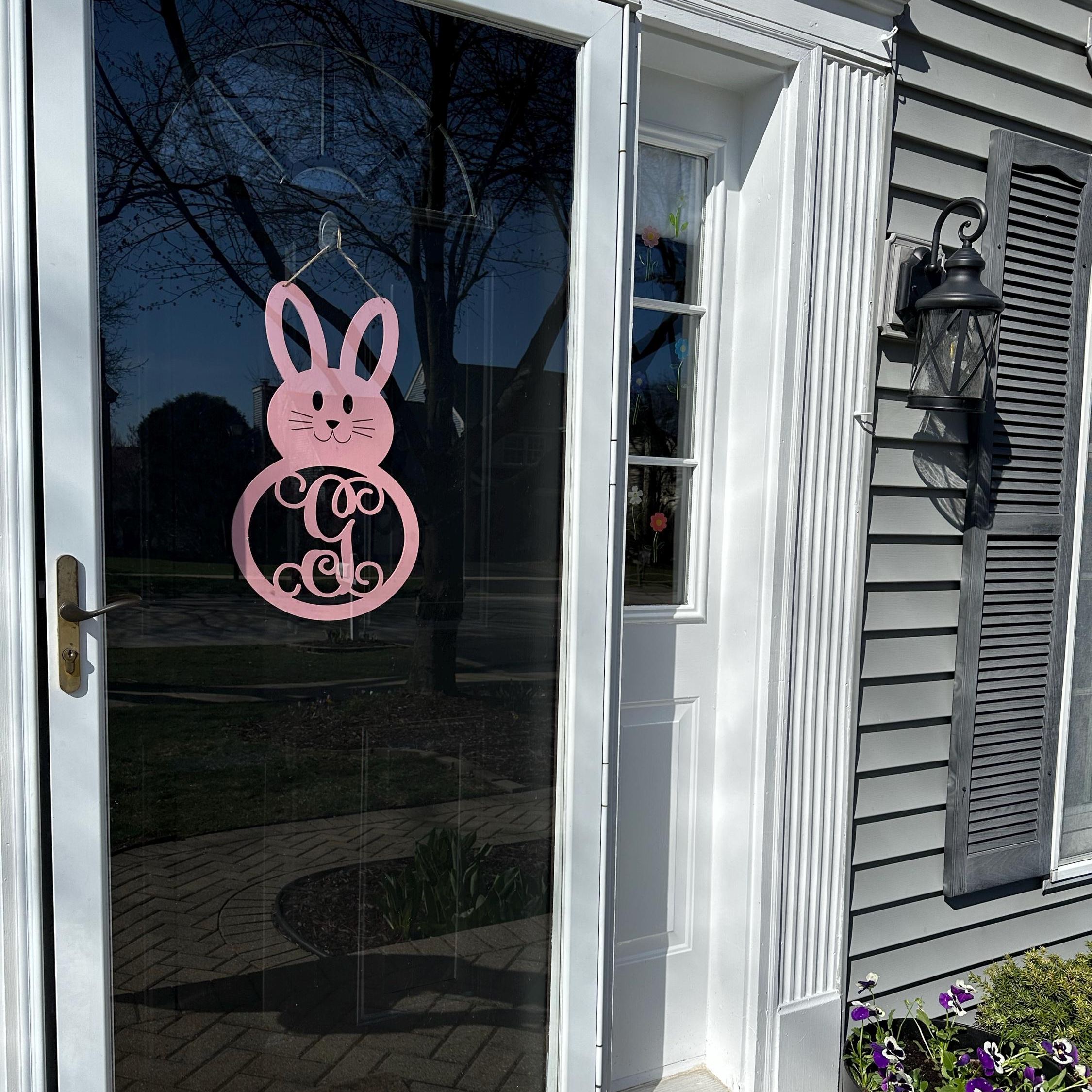 Personalized Bunny Kid's Bedroom Door Sign | CWBaby447