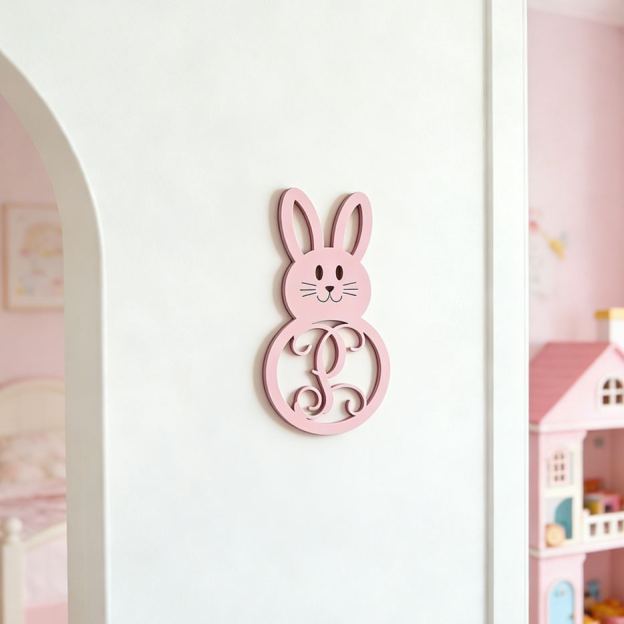 Personalized Bunny Kid's Bedroom Door Sign | CWBaby447