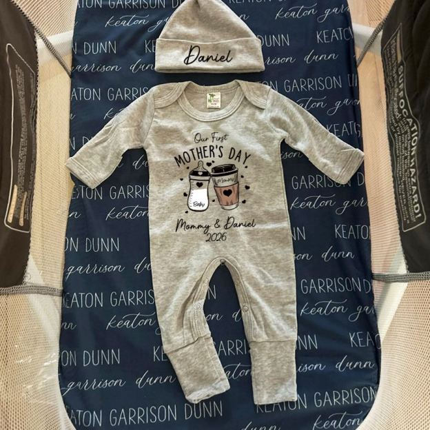 Personalized My First Mother's Day Coming Home Outfit | CWBaby453