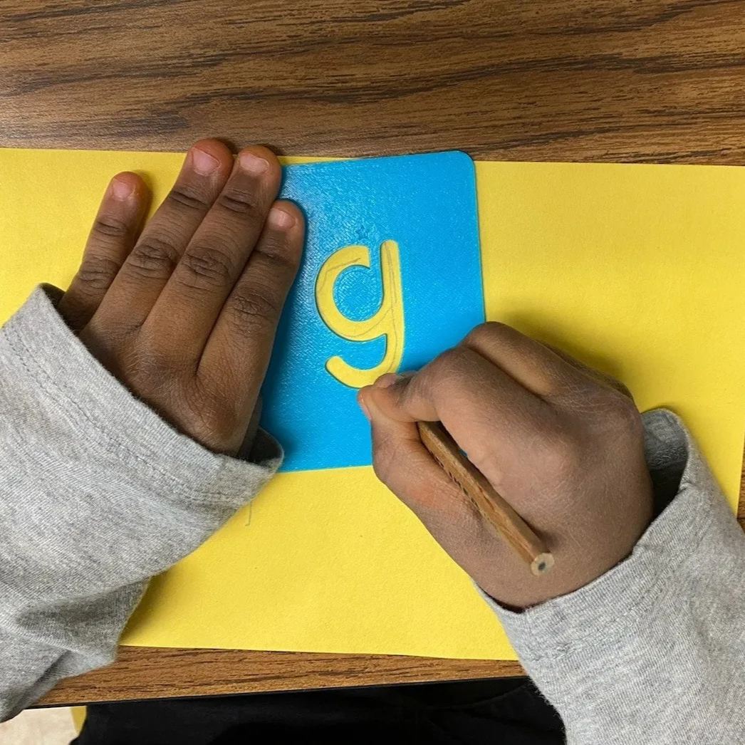 Personalized 3D Printed Name Learning Stencil Kit | CWGift47