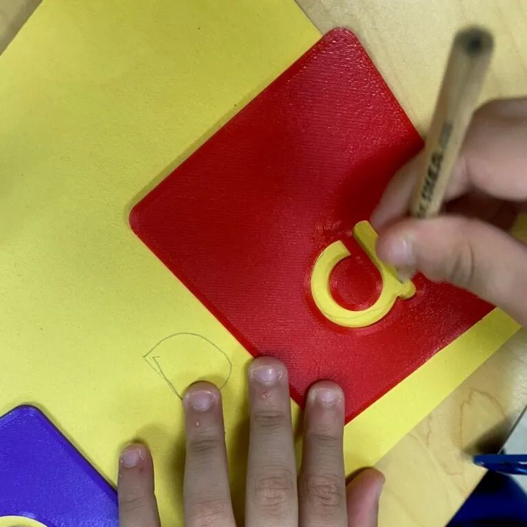 Personalized 3D Printed Name Practice Stencil Kit | CWGift48