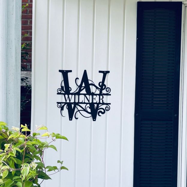 Personalized Monogramed Wall Door Name Sign | CWBaby467