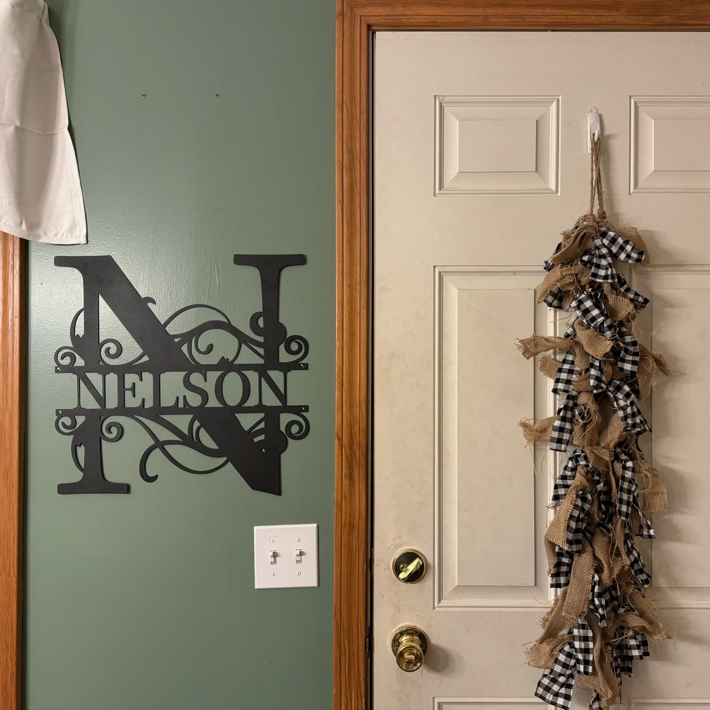 Personalized Monogramed Wall Door Name Sign | CWBaby467