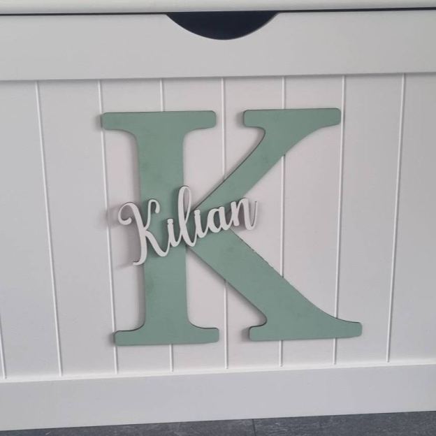 Personalized Monogramed Wall Door Name Sign | CWBaby449