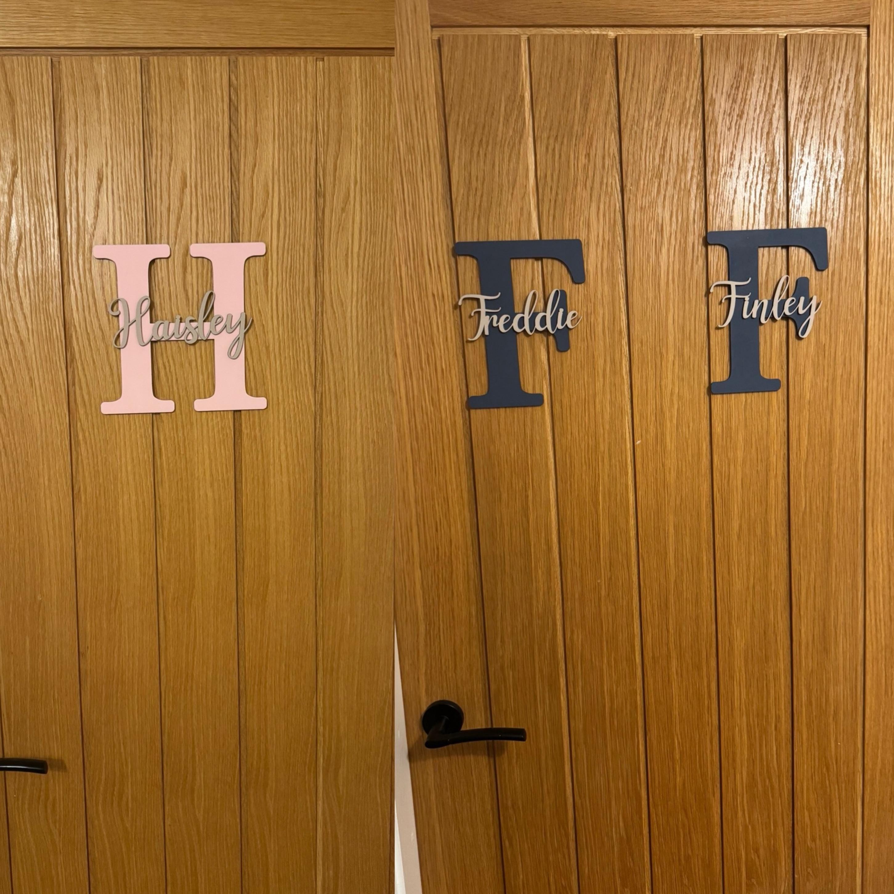 Personalized Monogramed Wall Door Name Sign | CWBaby449