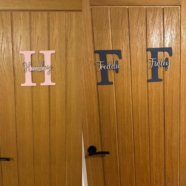Personalized Monogramed Wall Door Name Sign | CWBaby449